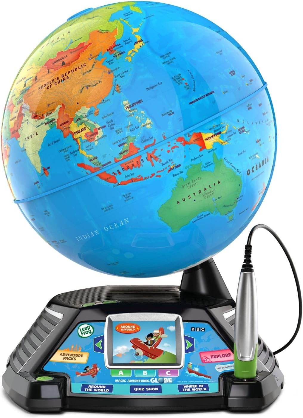 Interactive Children Globe with Animals and Culture Exploration