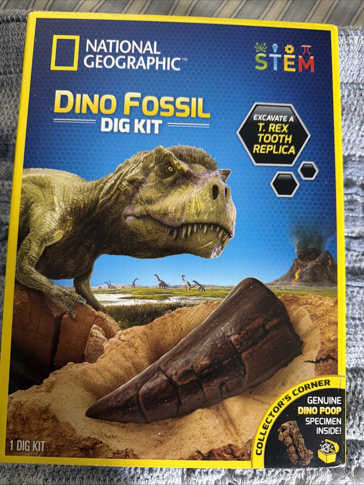 NATIONAL GEOGRAPHIC Dino Fossil Dig Kit – Dig Up a T.Rex