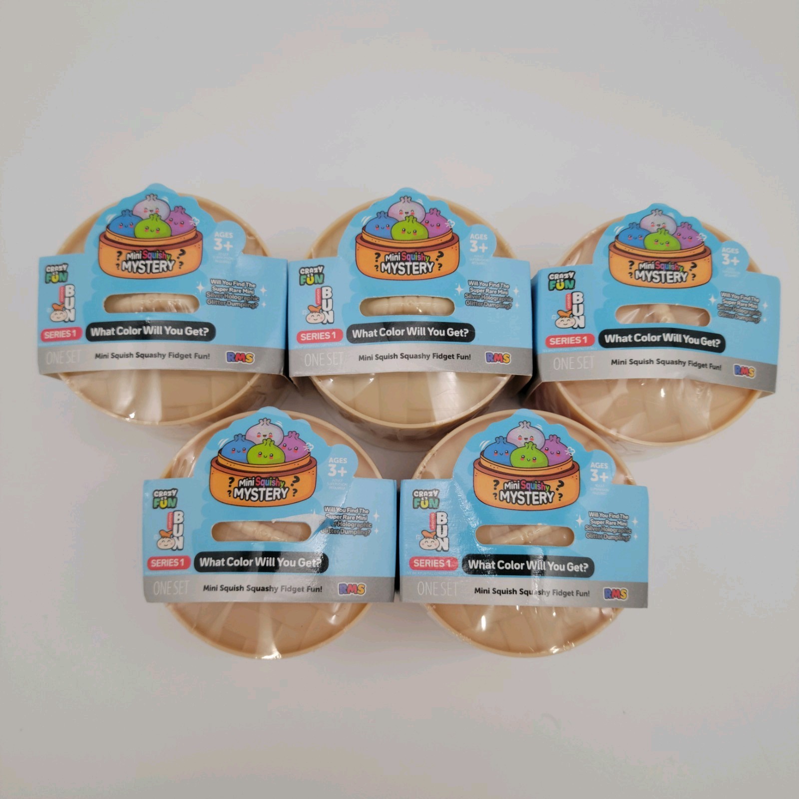 RMS Squishy Bun Mystery Mini Dumpling Series 1 Sealed! Rare! Viral Five Below