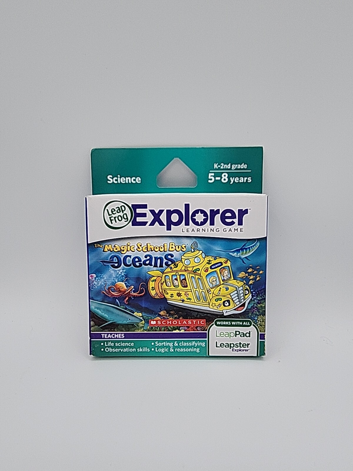 NIP LeapFrog Explorer Learning Game Magic School Bus Oceans Ages 5-8 Years K-2nd