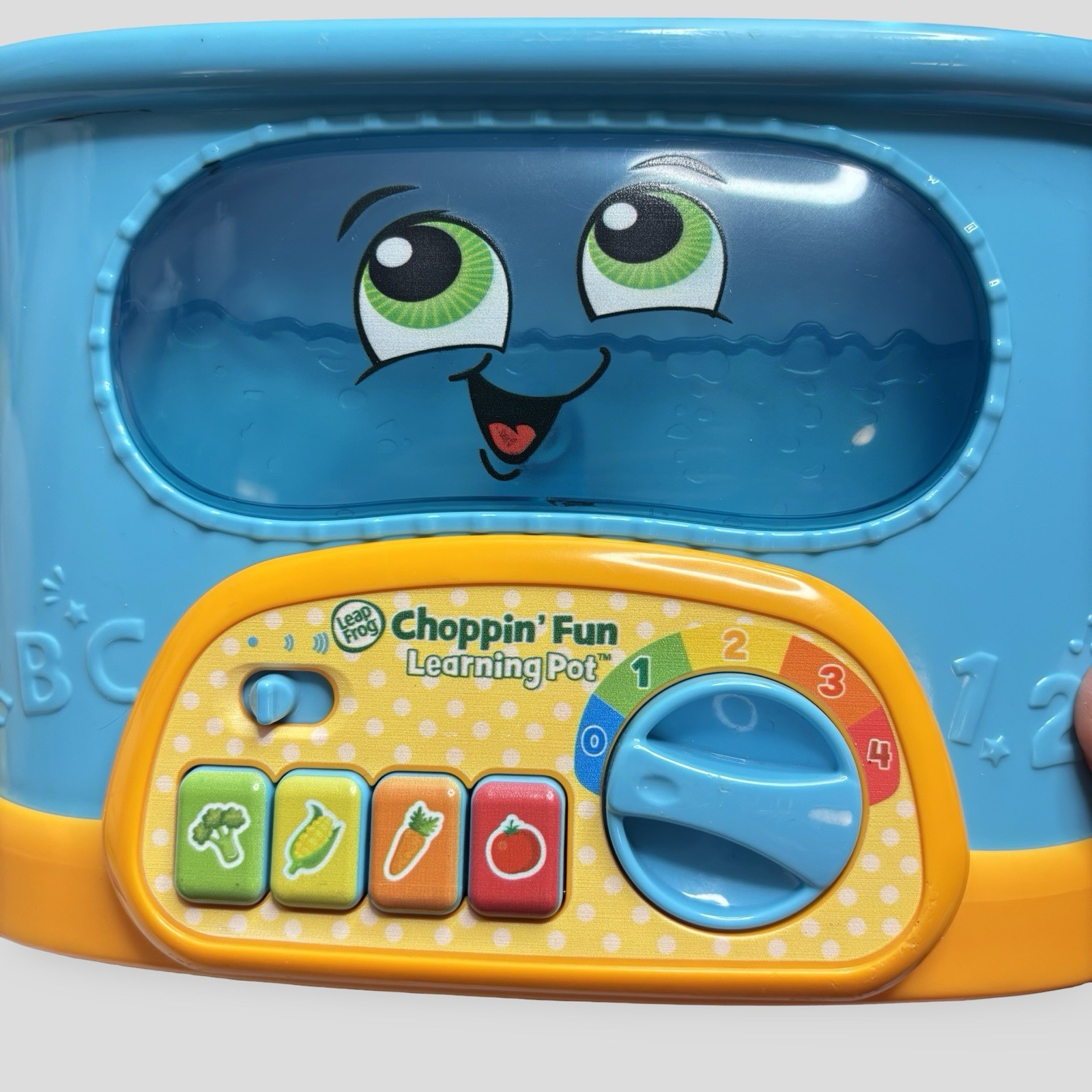 LeapFrog Choppin Fun Learning Pot Cooking Toy Works With Corn Knife Board