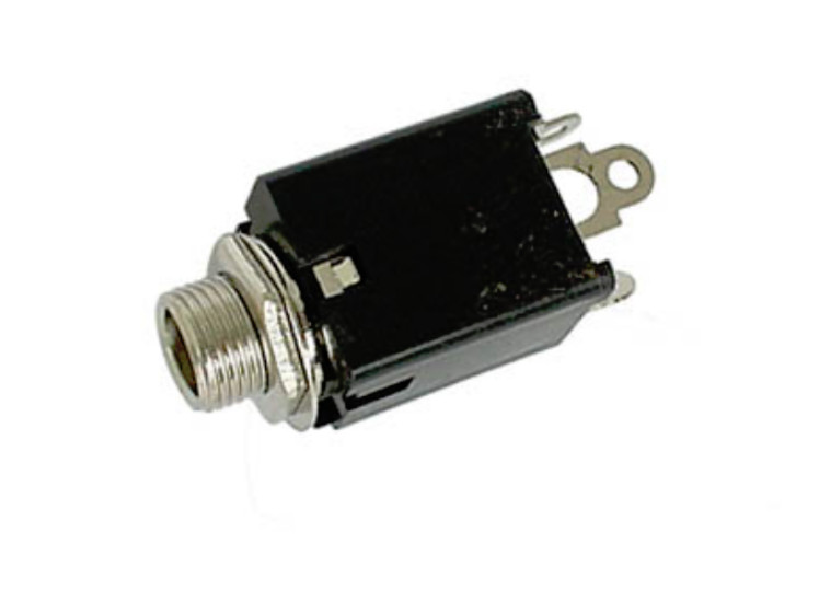 [ Whadda Velleman CA044 ] 1/4″ STEREO PANEL-MOUNT JACK, WITH SWITCH