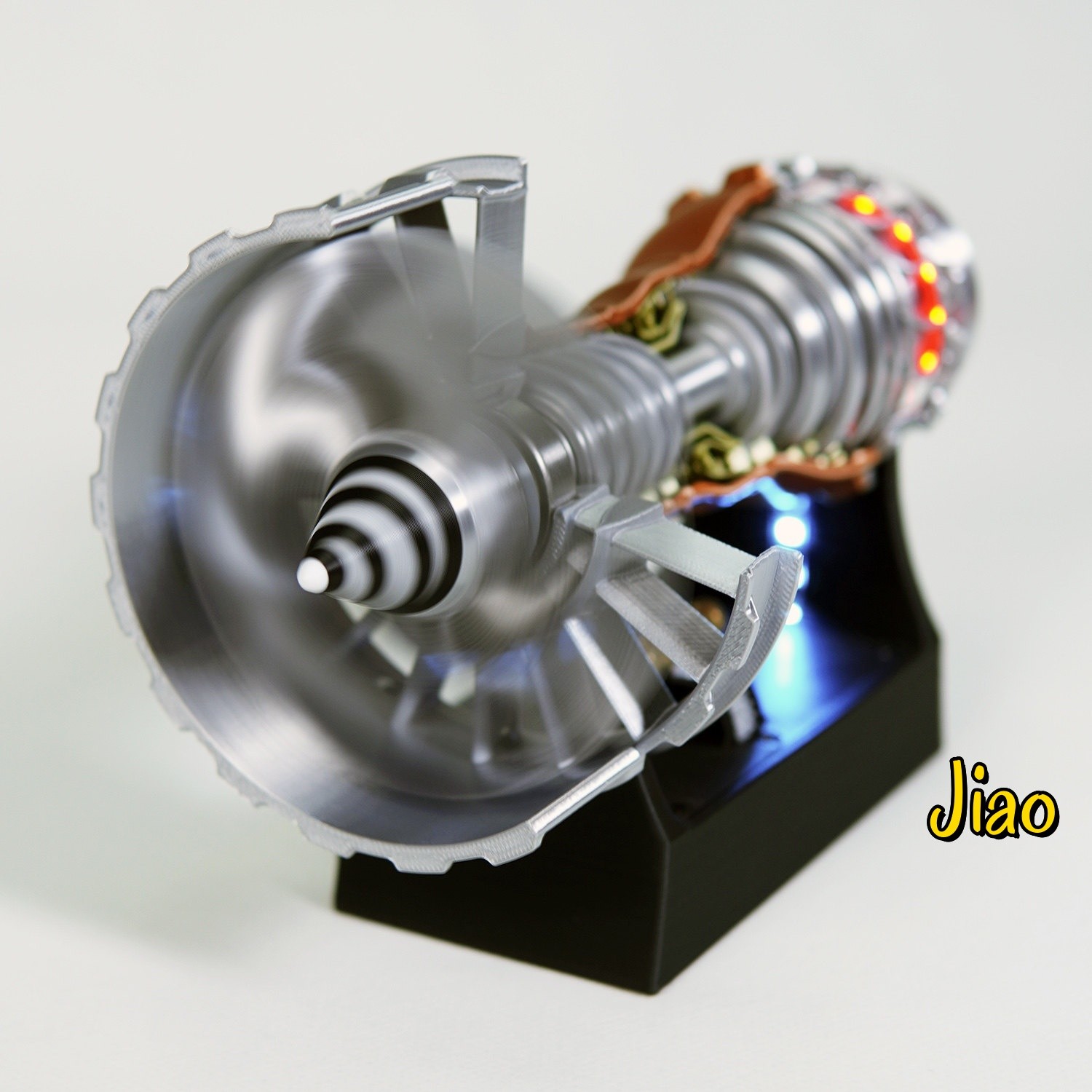 1/26 Trent 900 Turbofan Engine Model A380 Aircraft Engine Rotatable Children Toy