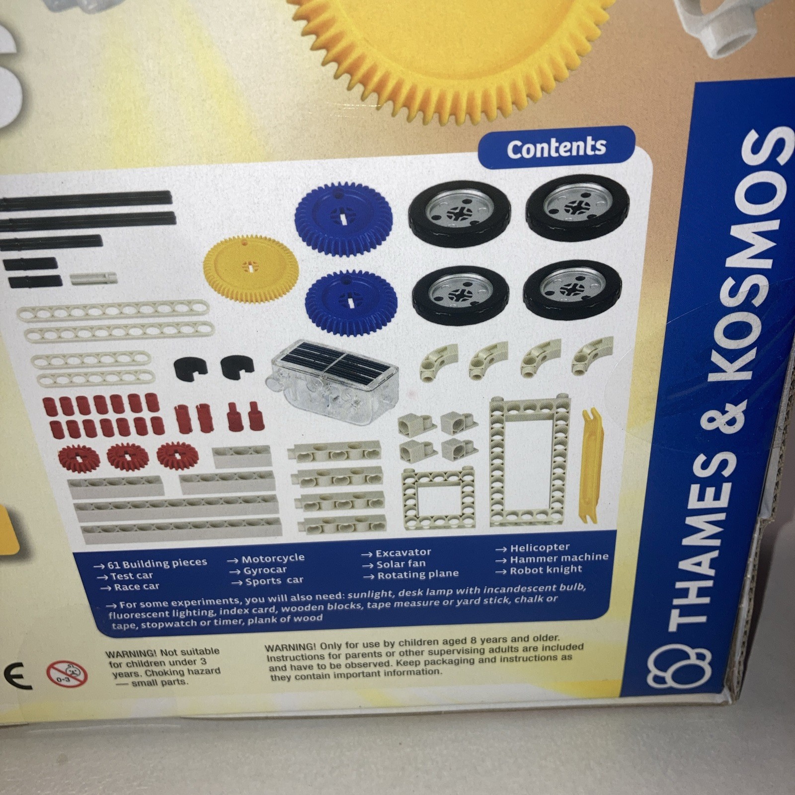 Solar Mechanics Experiment Kit By Thames & Kosmos 66506 New Item