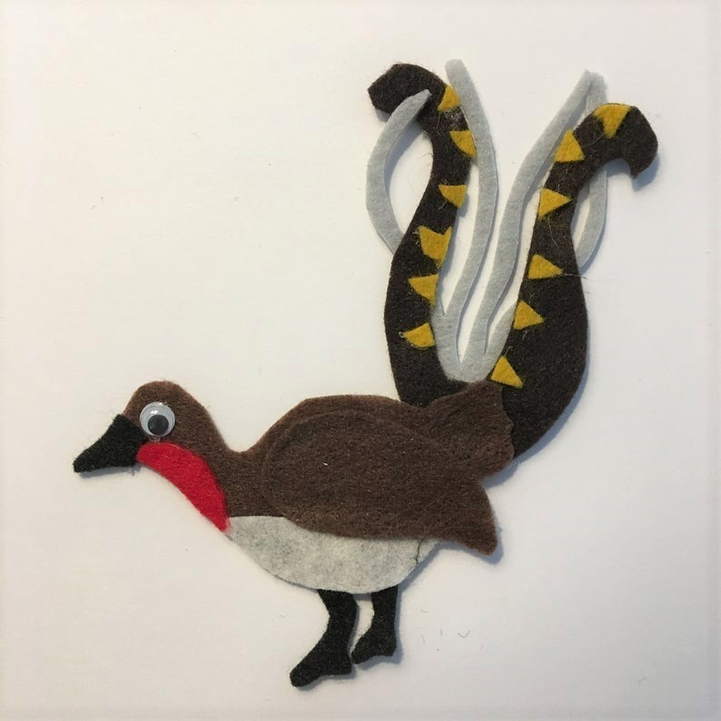 Australian Birds Sample Set for Felt /Flannel Board Play