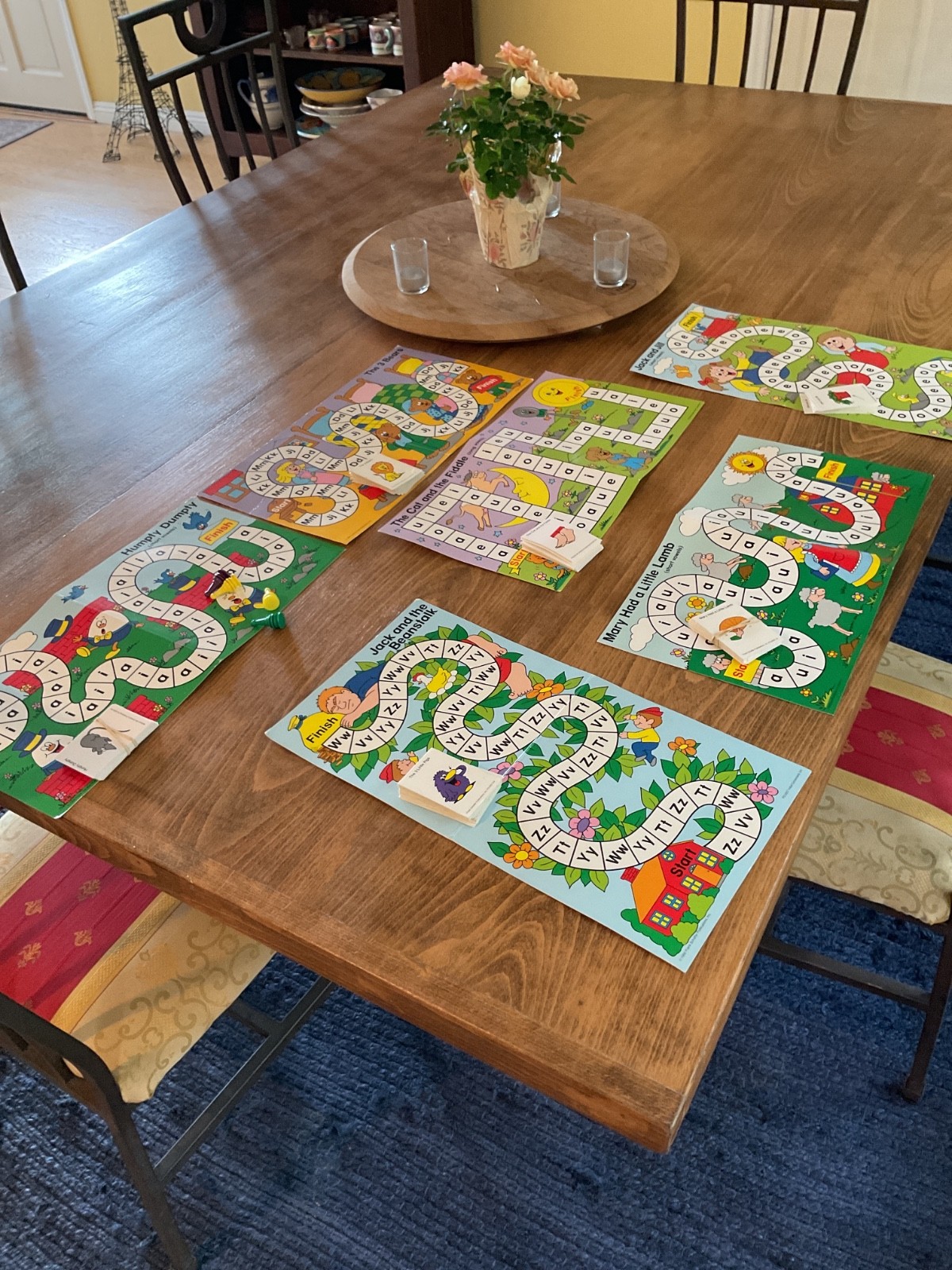 Frank Schaffer Folder Phonics/Phonemic Awareness Games Set of 6 EUC