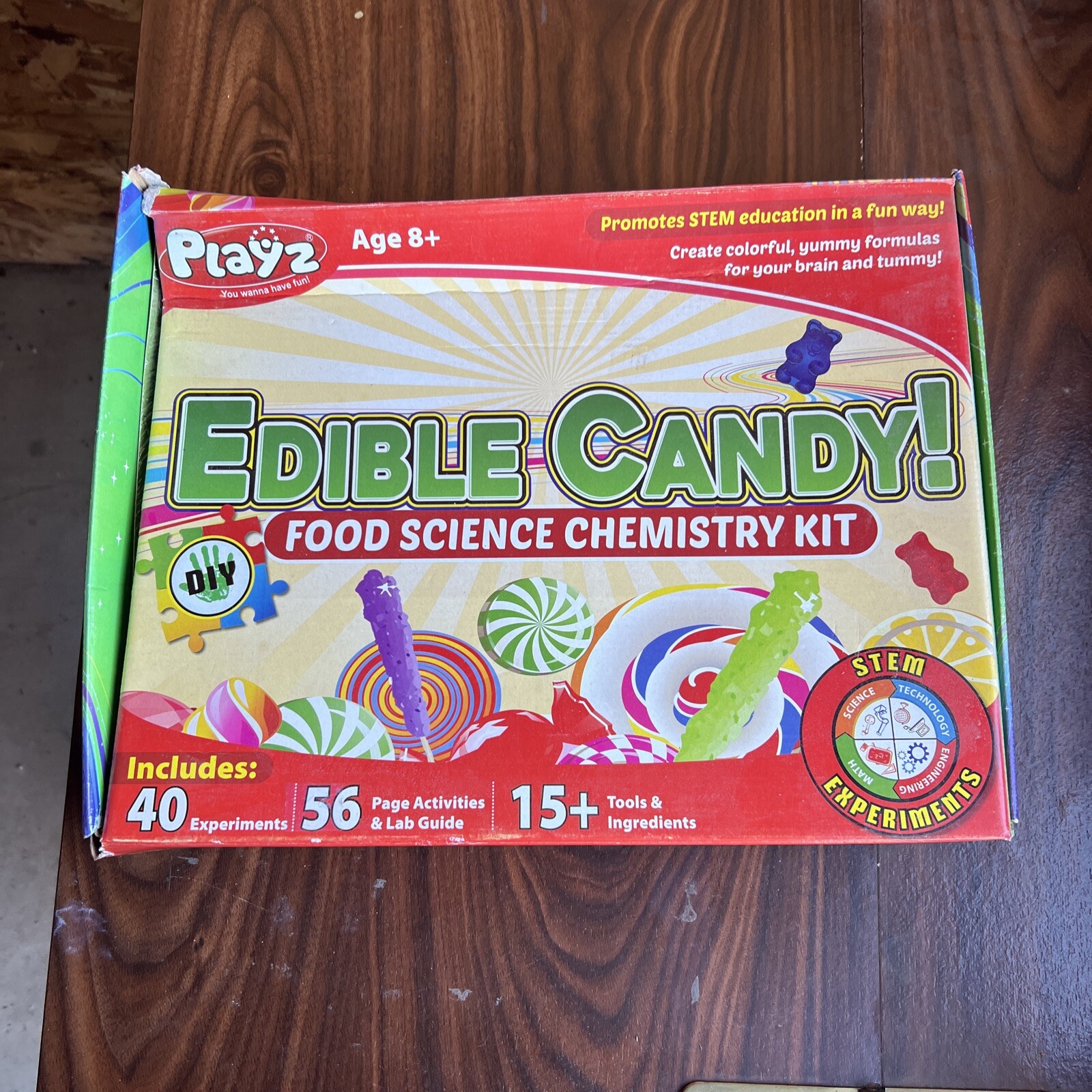 Playz Edible Candy Making Science Kit for Kids Ages 8-12 Years Old – Food Sci…