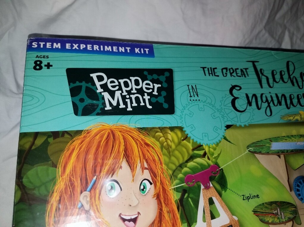 NEW Pepper Mint The Great Treehouse Engineering Adventure Stem Kit For GIRLS