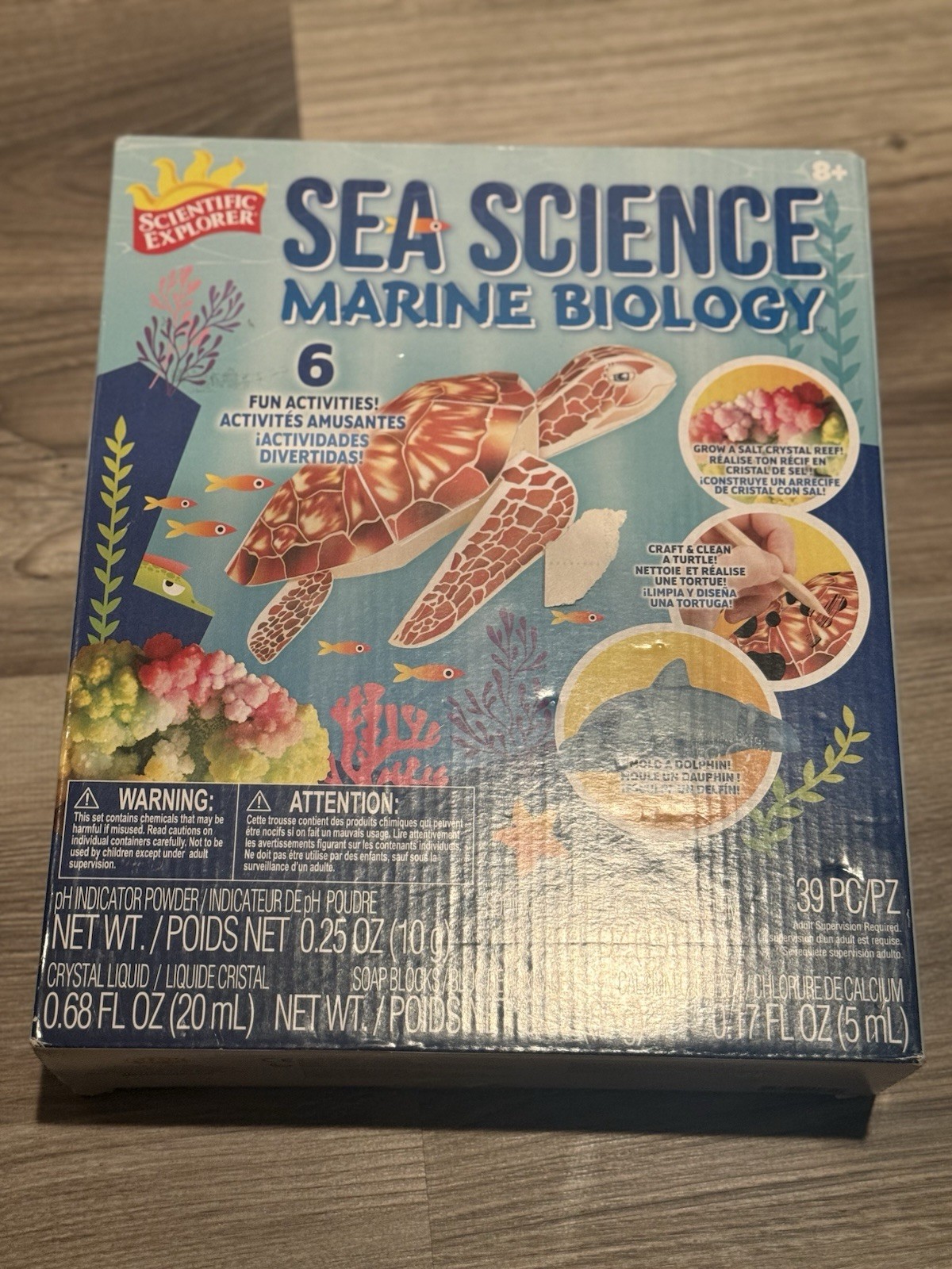Scientific Explorer Sea Science Marine Biology Kit 6 Activities 39 Pieces 2019