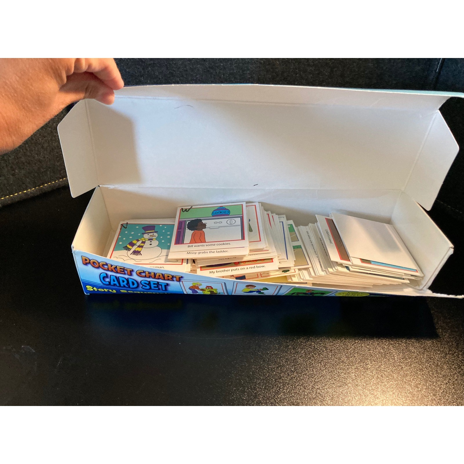 Smethport Story Sequencing Pocket Chart Card Set 125 Double-Sided Teaching 100%
