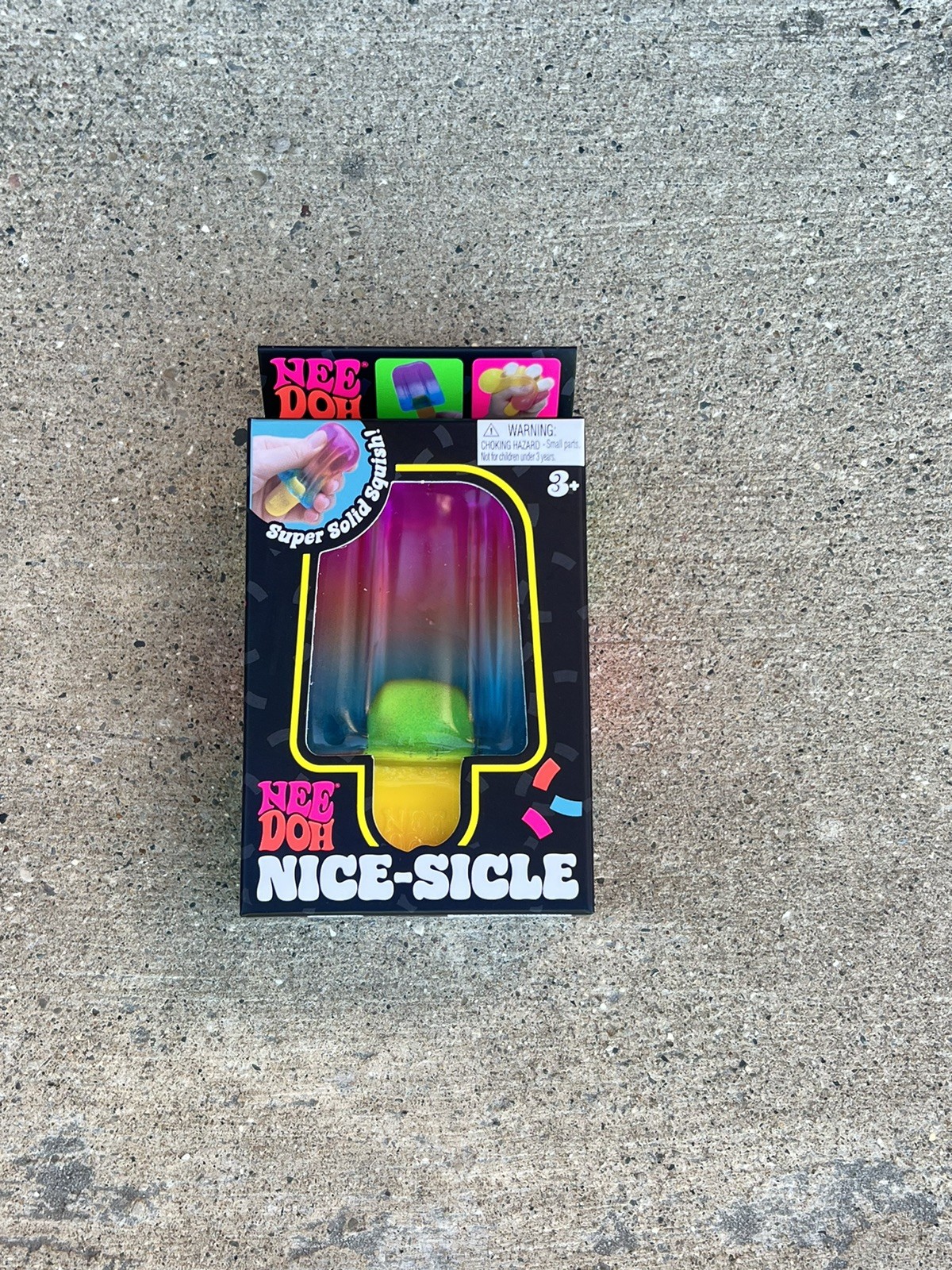 AUTHENTIC Nee Doh Nice-Sicle Popsicle Purple/Blue Brand New Unopened US SELLER