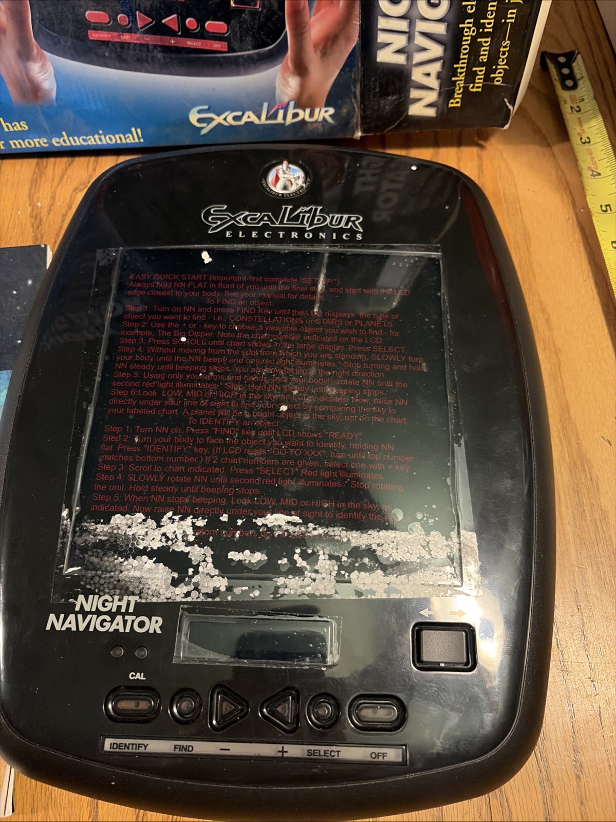 Excalibur Electronics Night Navigator 1999 Model 761 Star Finder