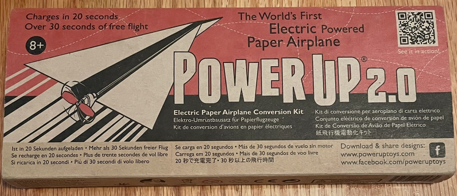 NEW Power Up 2.0″ ELECTRIC Paper Airplane Conversion KIT
