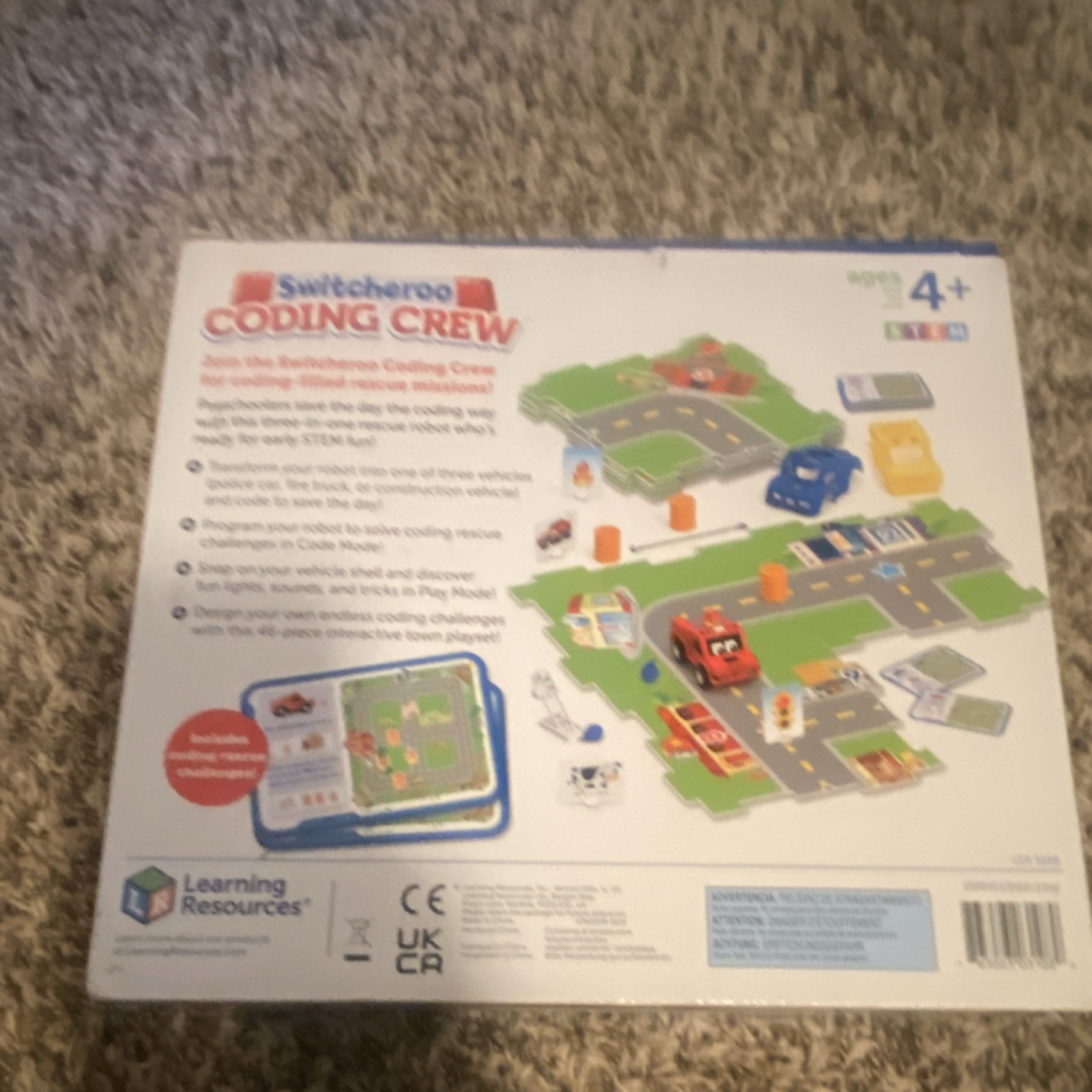 Learning Resources Switcheroo Coding Crew Coding Toy Ages 4+ 46 Pieces