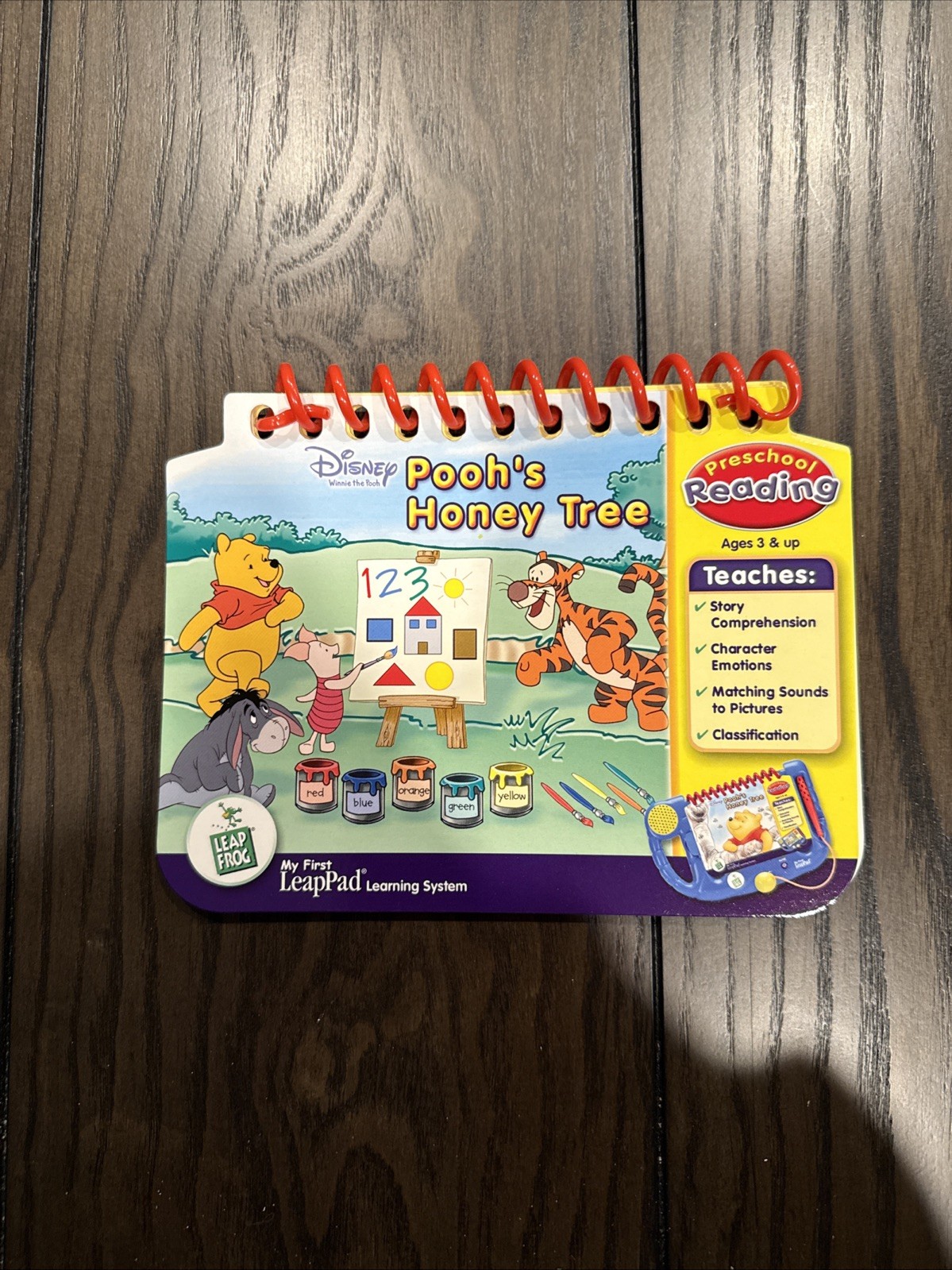 LEAP FROG MY FIRST LEAP PAD DISNEY POOH’S HONEY TREE BOOK & CARTRIDGE
