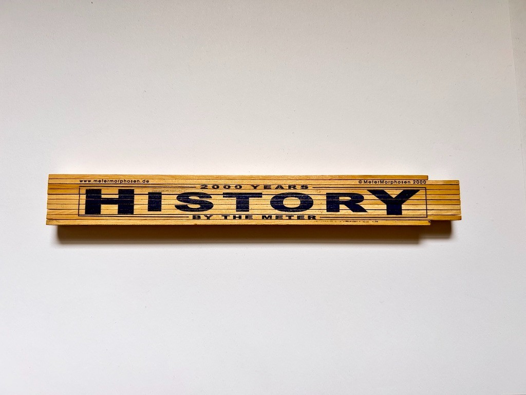 Metermorphosen 2000 Years By the Meter History Folding Ruler Teaching Tool