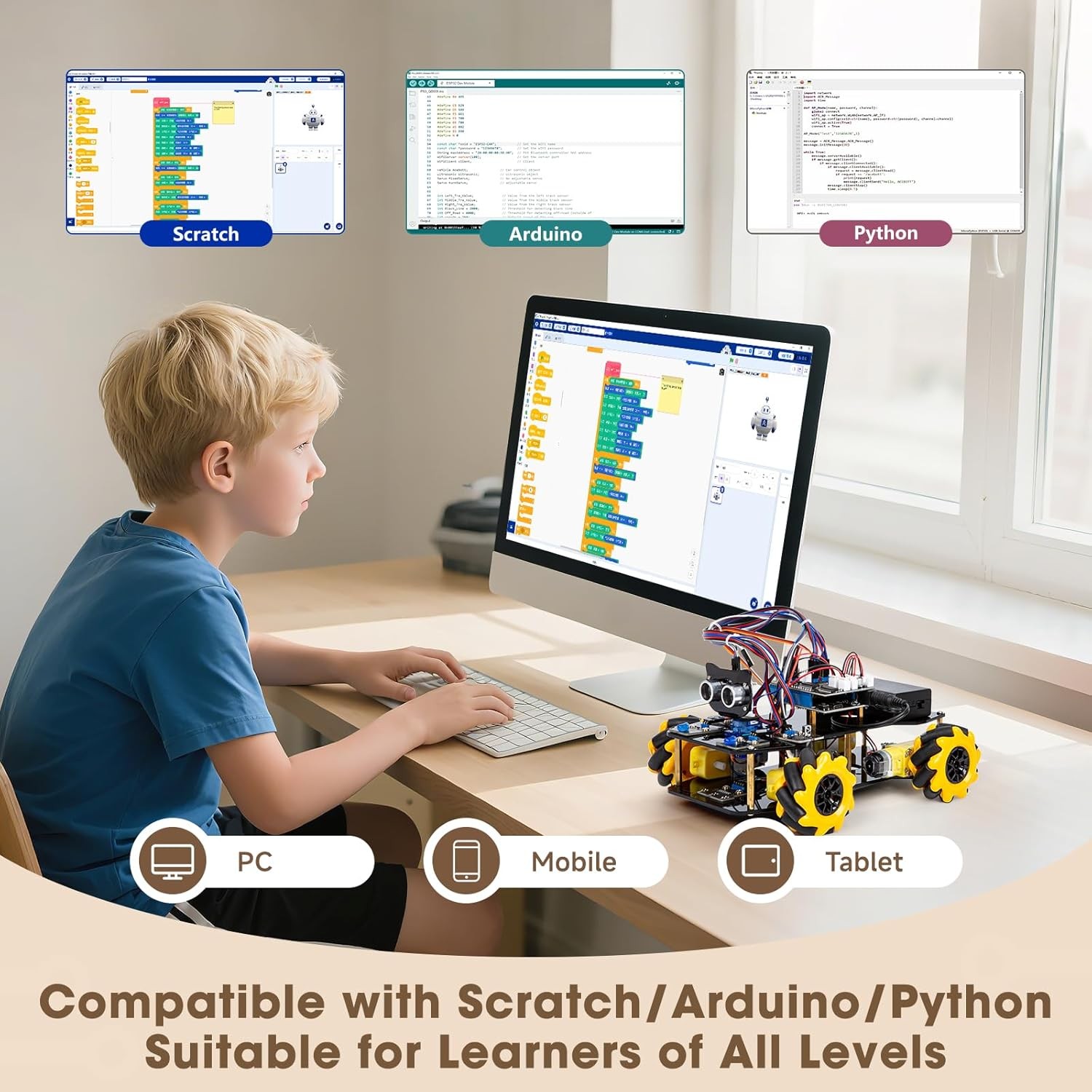 STEM Robot Kit for Ages 8-16, Building Robotics Educational Toy