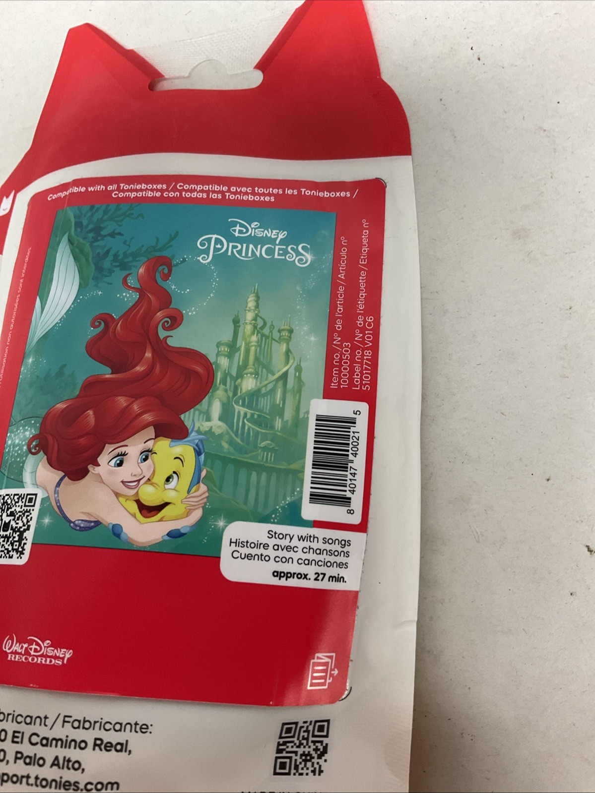 Tonies Disney The Little Mermaid Audio Play Figurine Character For The Toniebox