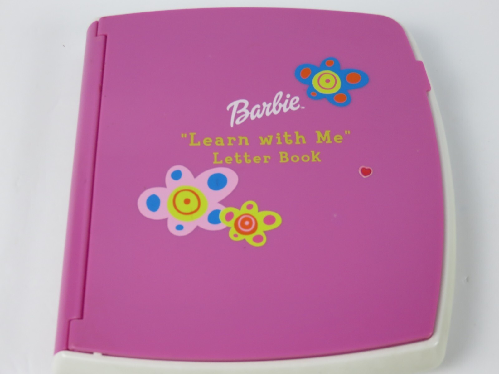 2001 Mattel Barbie “Learn With Me Letter Book” Letters, Rhymes, Spelling Toy