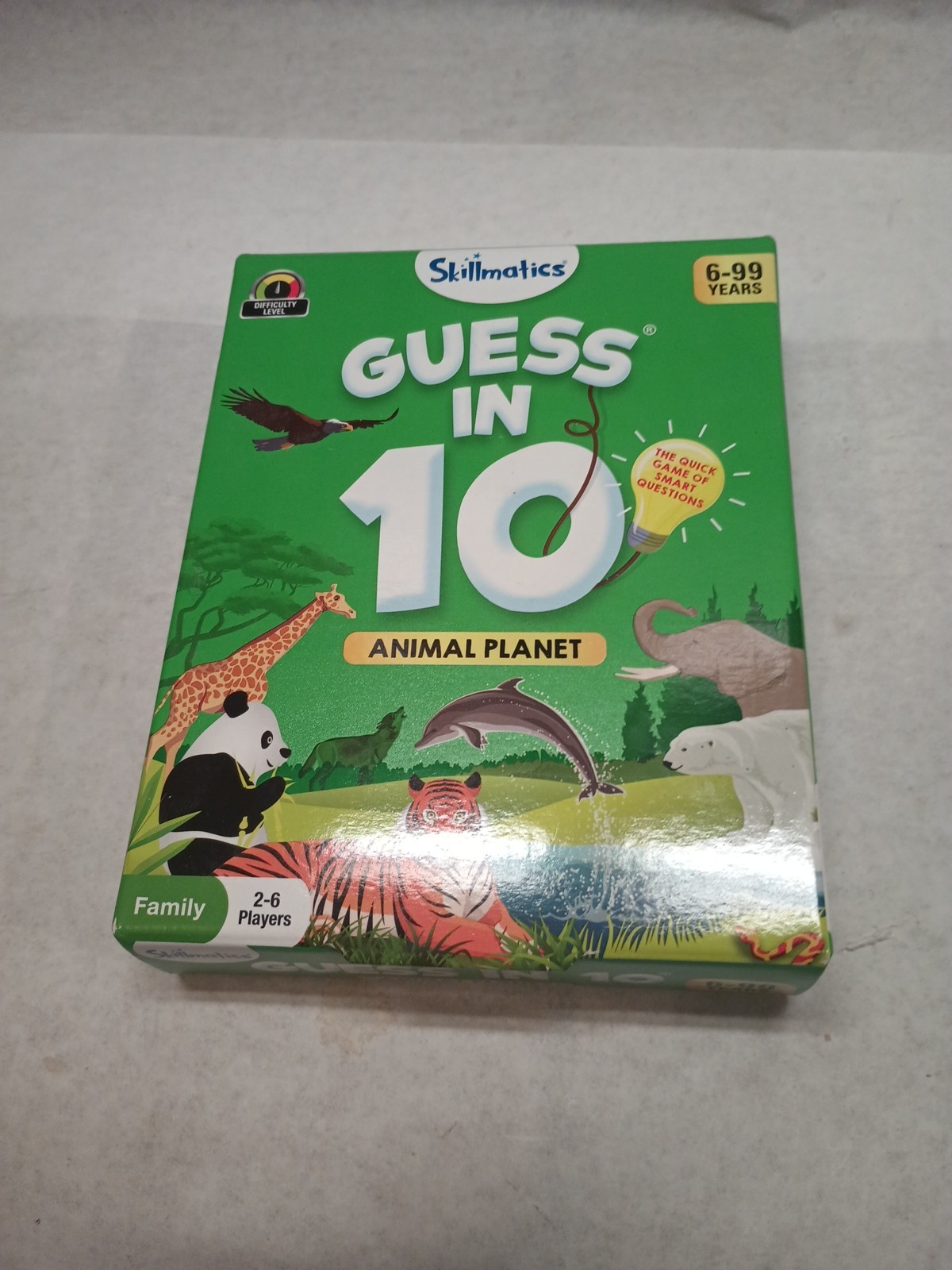 Skillmatics Guess in 10 Animal Planet Card Game Childs Learning Game