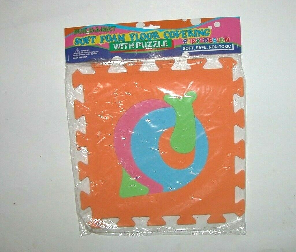 NEW Build A Mat Foam Covering Tile Puzzle Snail