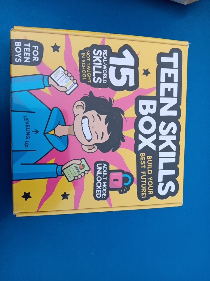 All In One Life Skills Kit Teen Skills Box Prepare Teen Boys for Real Life NIB