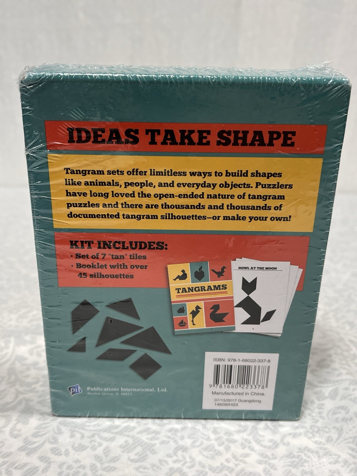 «Tangrams Kit» Timeless Ways To Build Shapes 2017 New Sealed Box