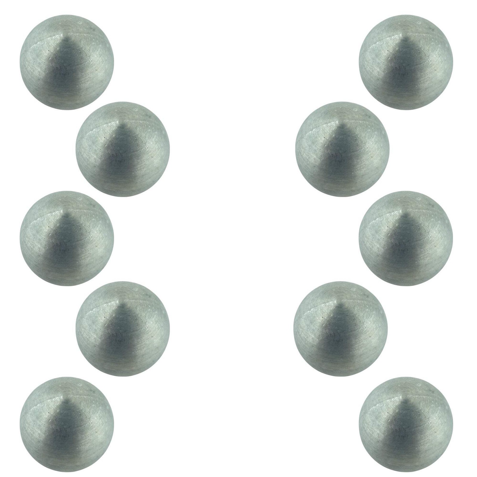 Physics Ball, Zinc, 25 mm (1 in.), Solid, Pack of 10