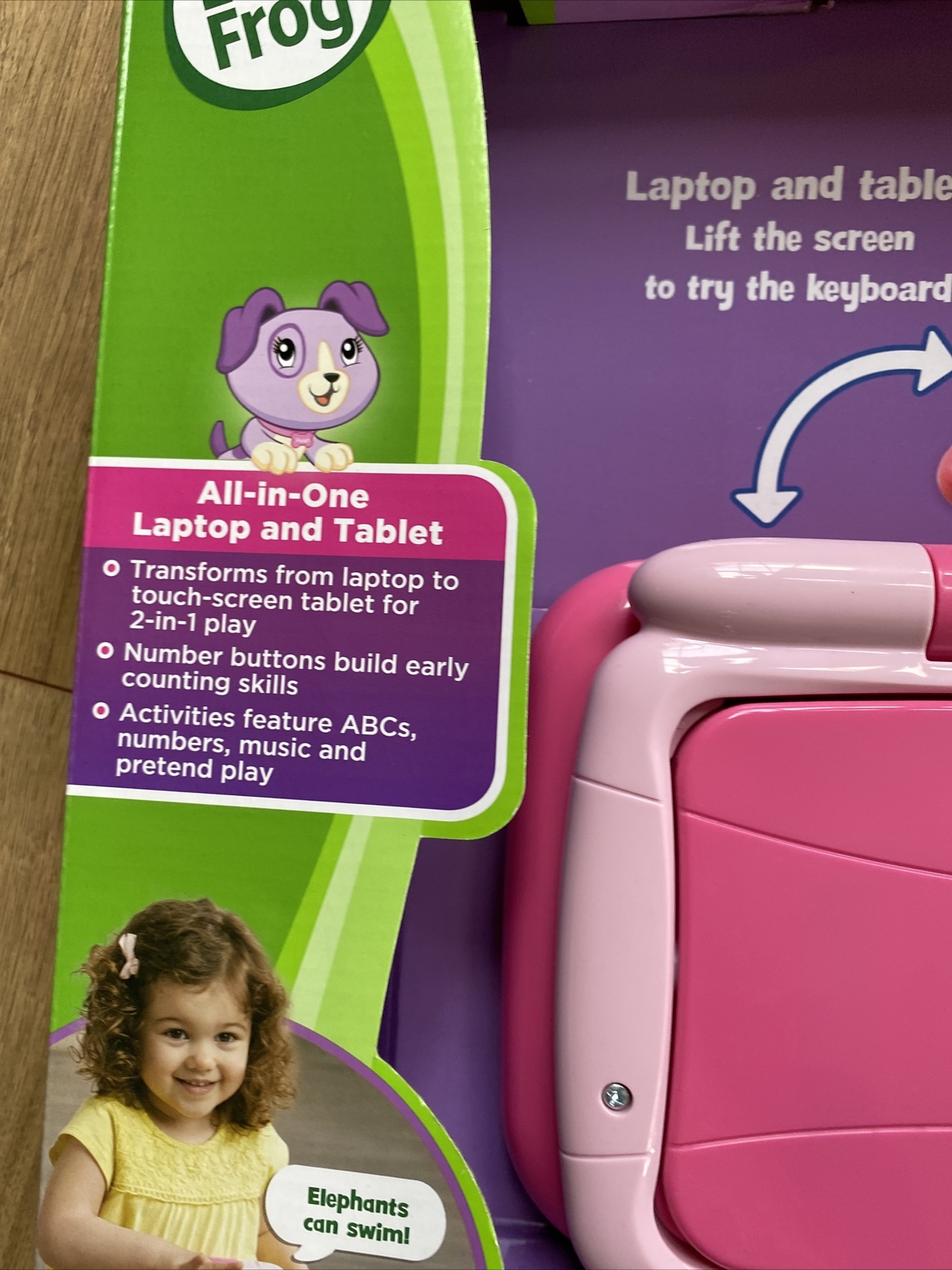 LeapFrog 2-in-1 LeapTop Touch, Pink