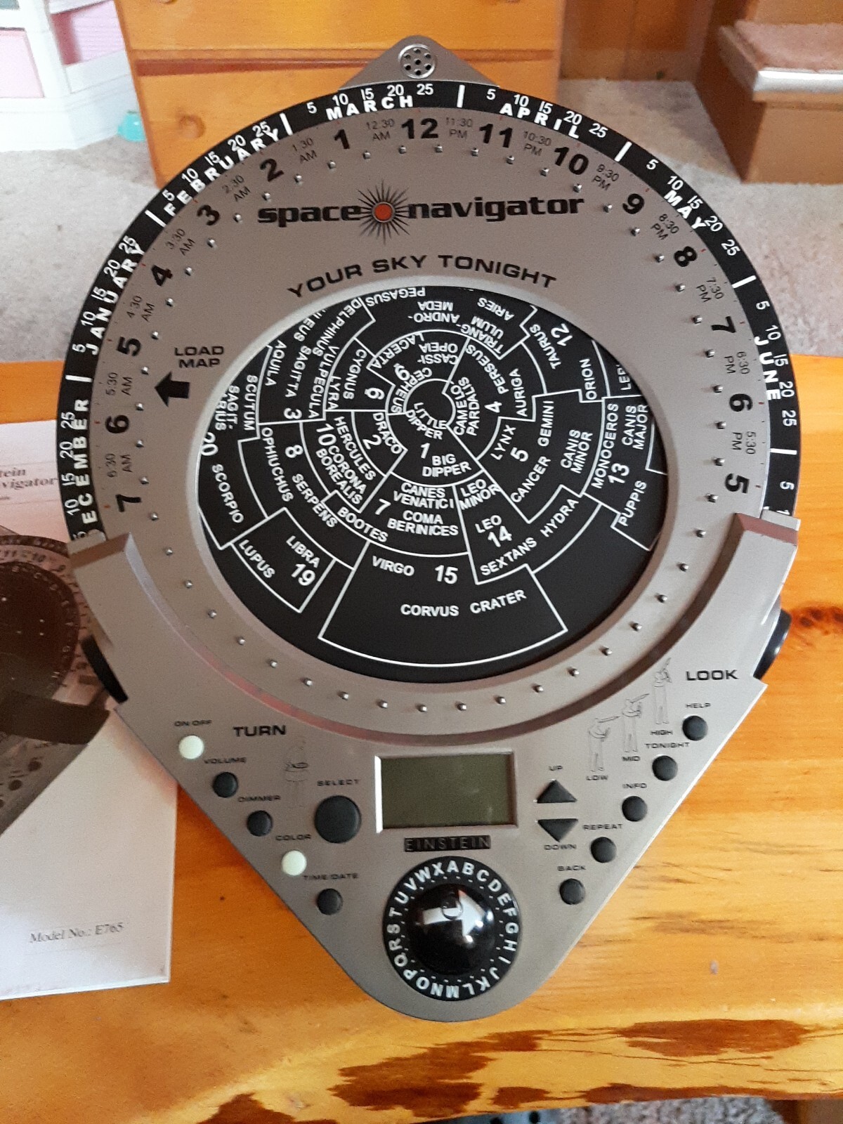 Einstein Space Navigator- Includes Einstein’s Guide to the Sky.