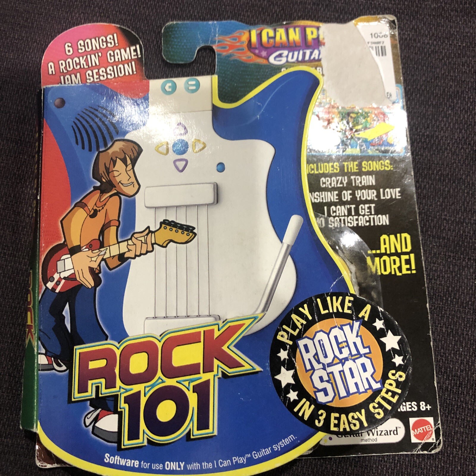 I Can Play Guitar Software Plug And Play Game Rock 101 Cartridge New