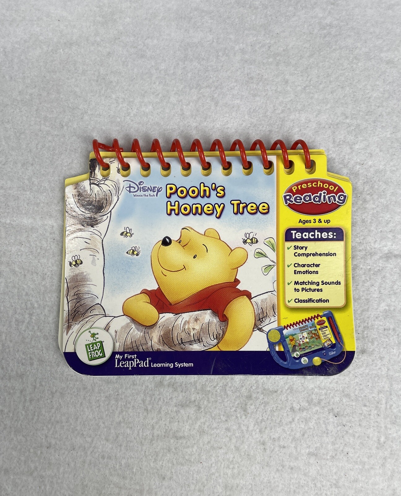 My First LeapPad Leap Pad Disney Pooh’s Honey Tree Flip Book & Cartridge