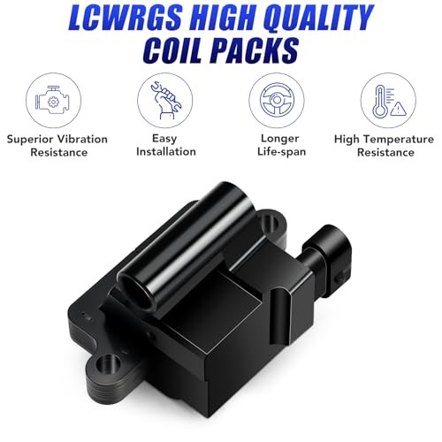 Set of 8 Square Ignition Coil Packs for Chevy Silverado Avalanche Suburban Tahoe