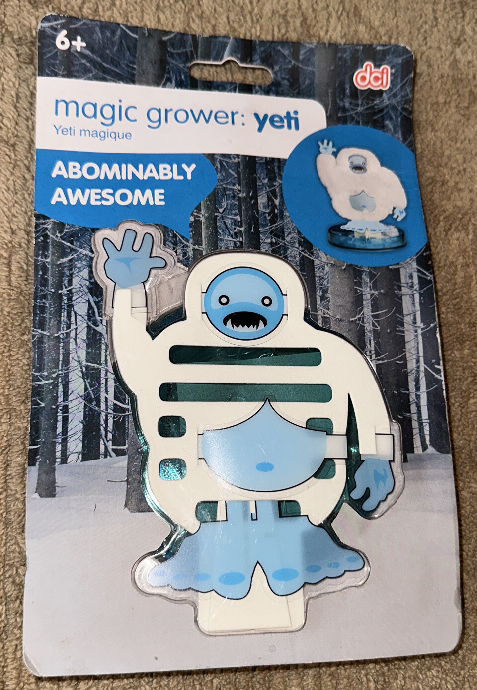 Yeti DCI Magic Grower 24 Hour Growth Figure Science Sealed NIB