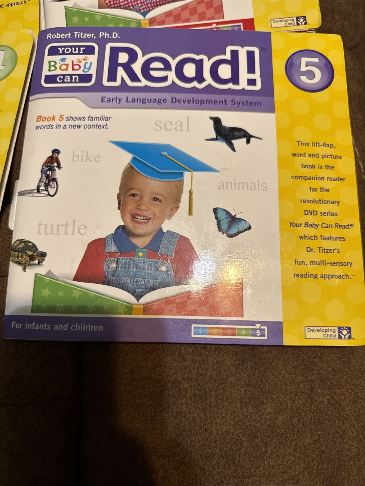 5 Your Baby Can Read Books by Robert Titzer Early Language Development System