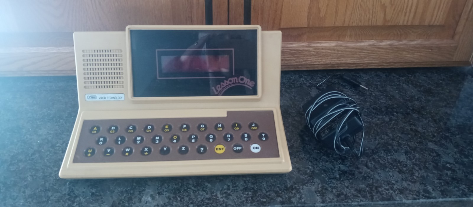 Vintage 1981 VTech Lesson One Electronic Learning System Tested And Works.