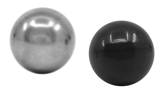Replacement Balls – 1 Steel, 1 Plastic – Visual Scientifics by Eisco