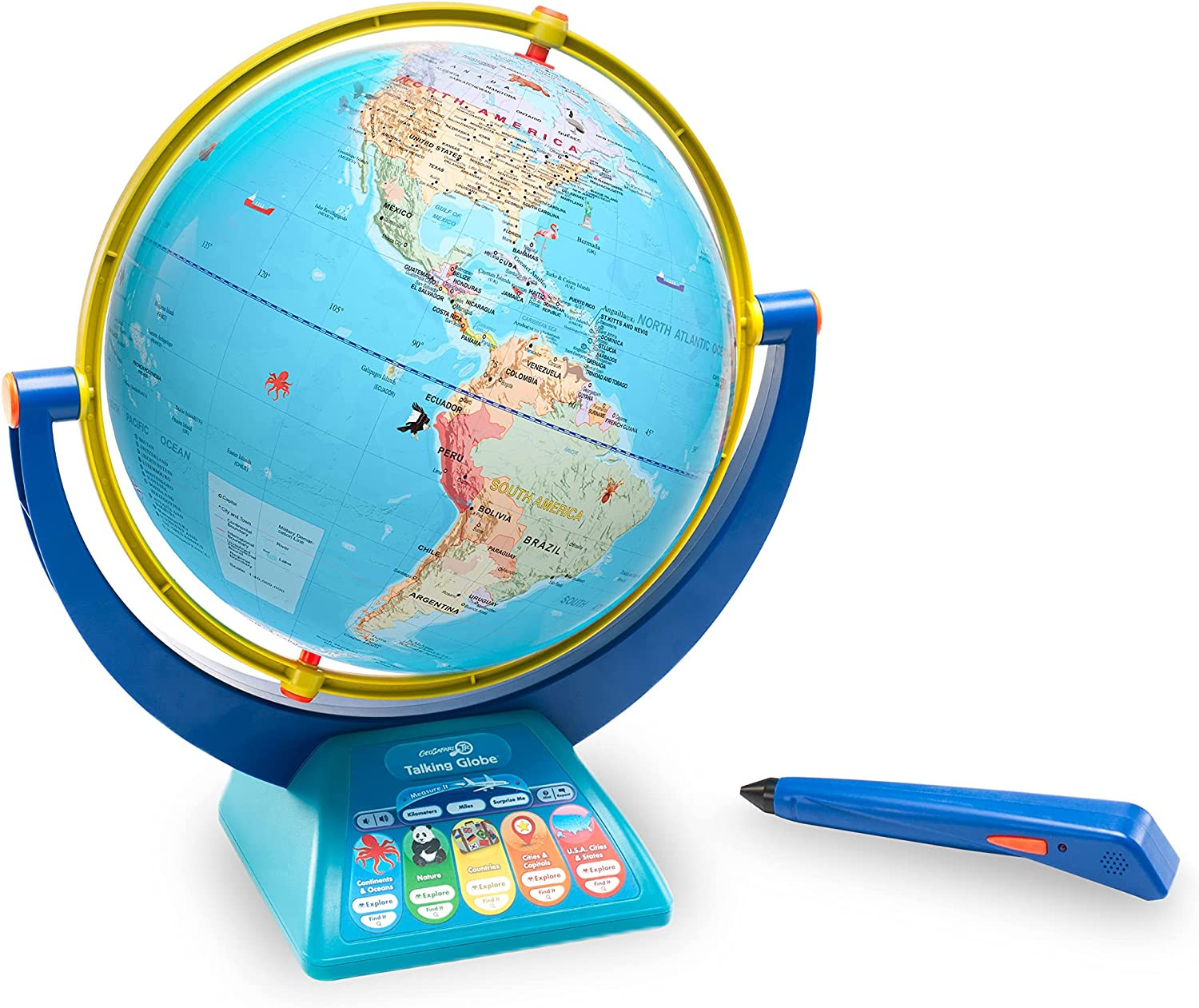 Geosafari Talking Globe Featuring Bindi Irwin – Interactive Globe for Children,