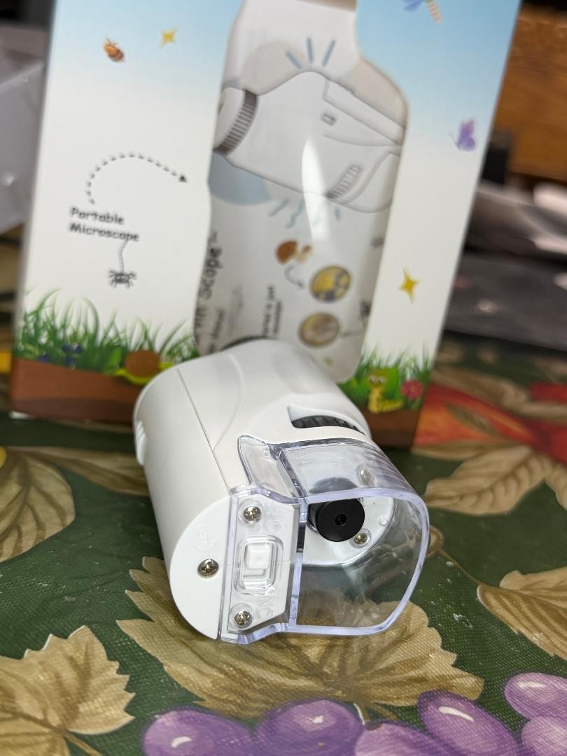 Mini Microscope for Kids The Marvin Scope for Educational Science with LED Light