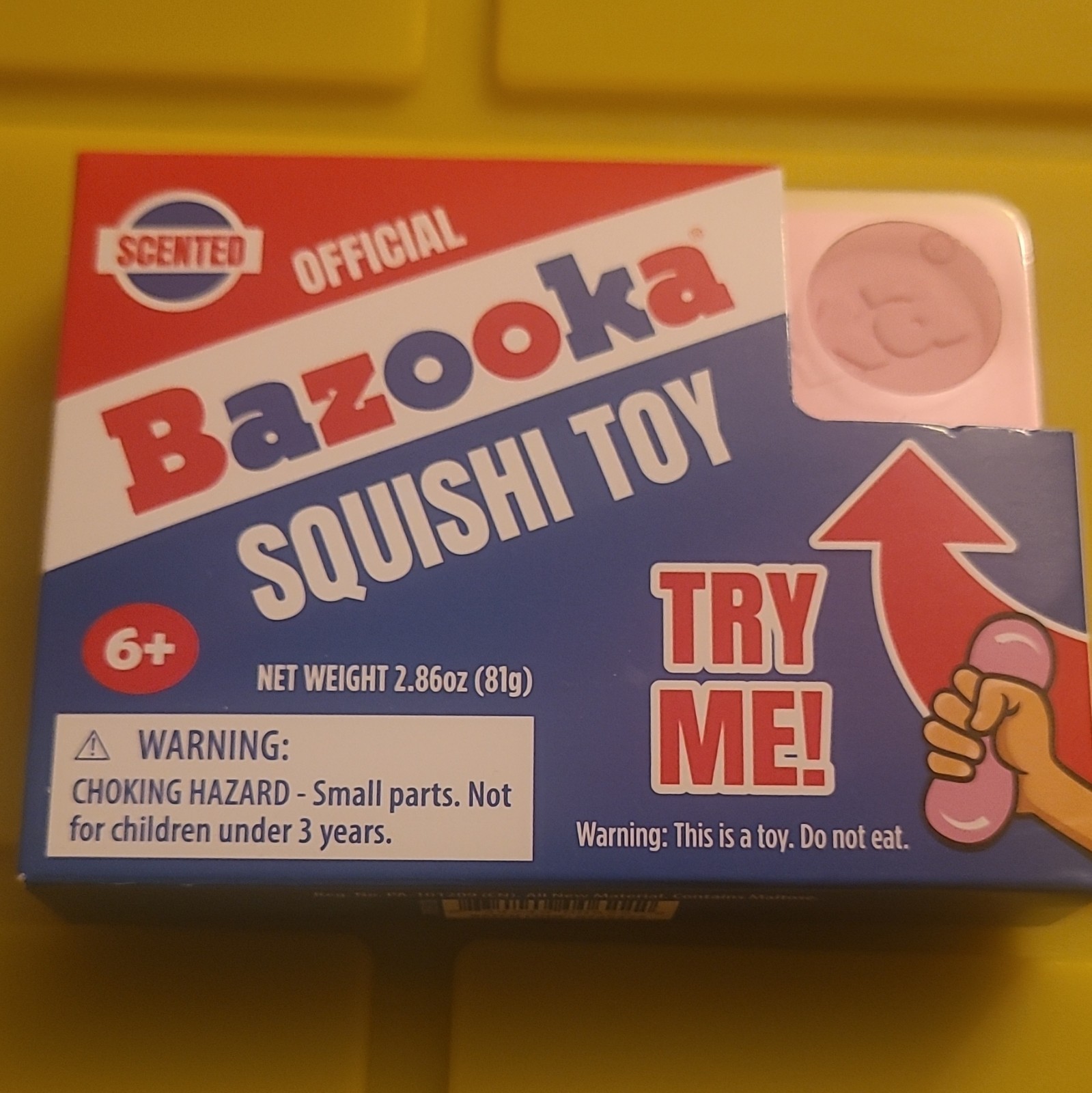 Bazooka Scented Squeezable Stress Reliever Toy Bazooka Joe 6-11 Years 8-11 Years