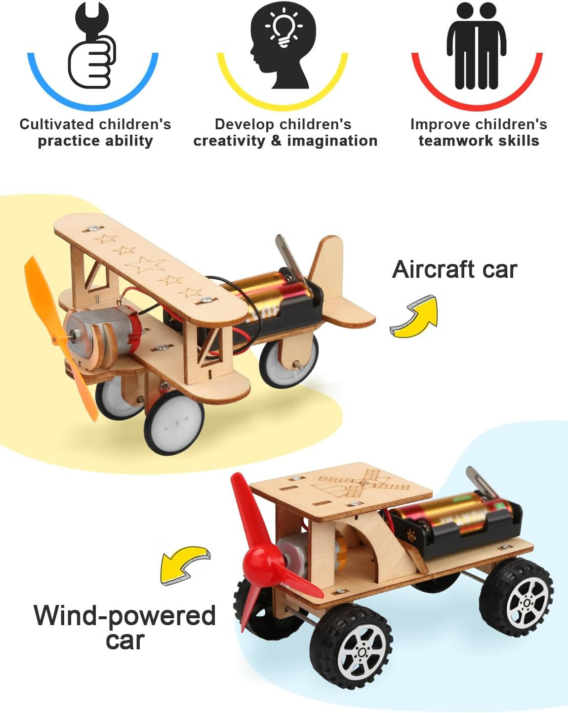 Poraxy 5 in 1 STEM Kits for Kids Age 8-10, Science Building Project Craft for 8-