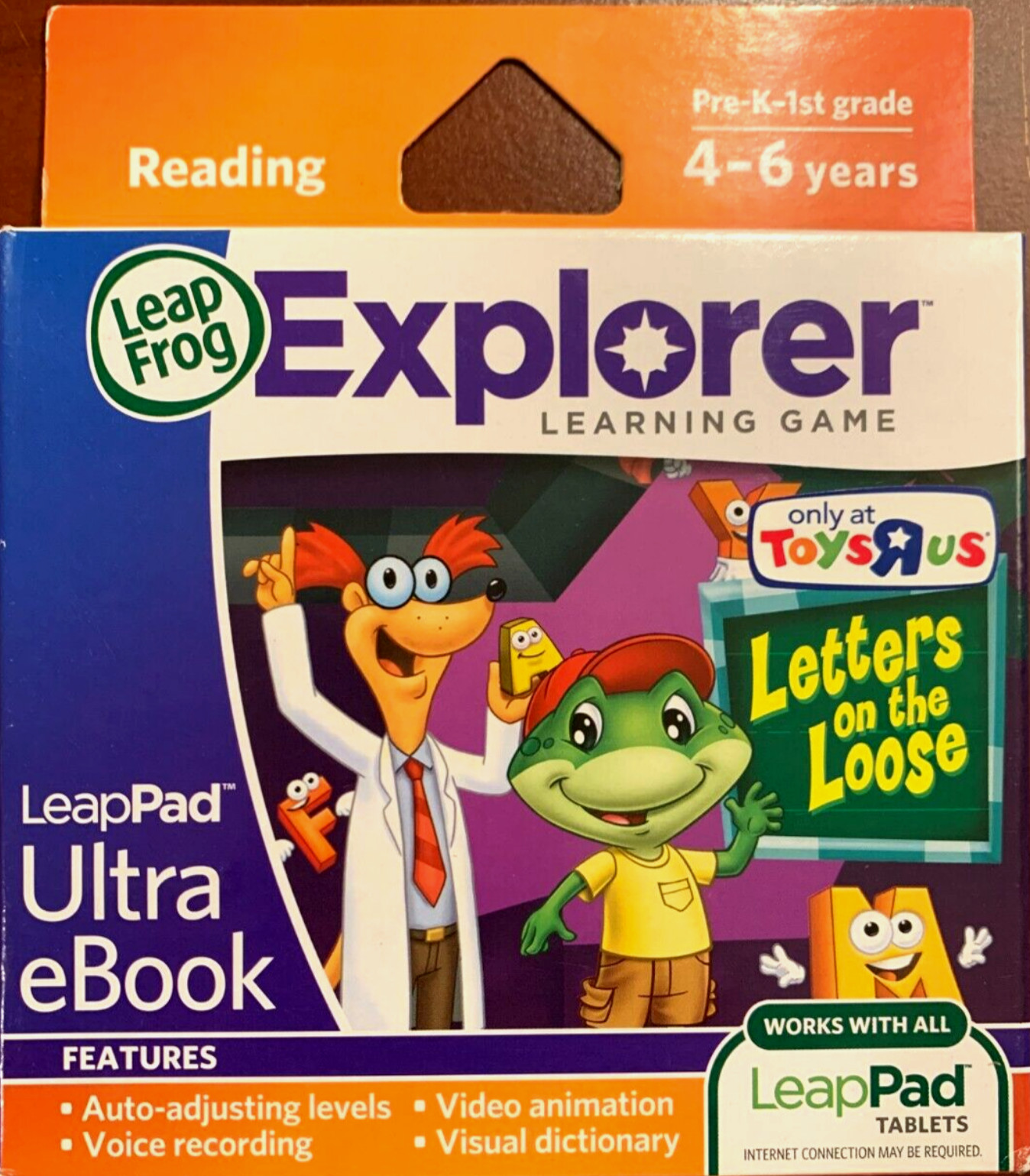 LeapPad Explorer Ultra eBook Letters on the Loose LeapPad reading NEW SEALED BOX