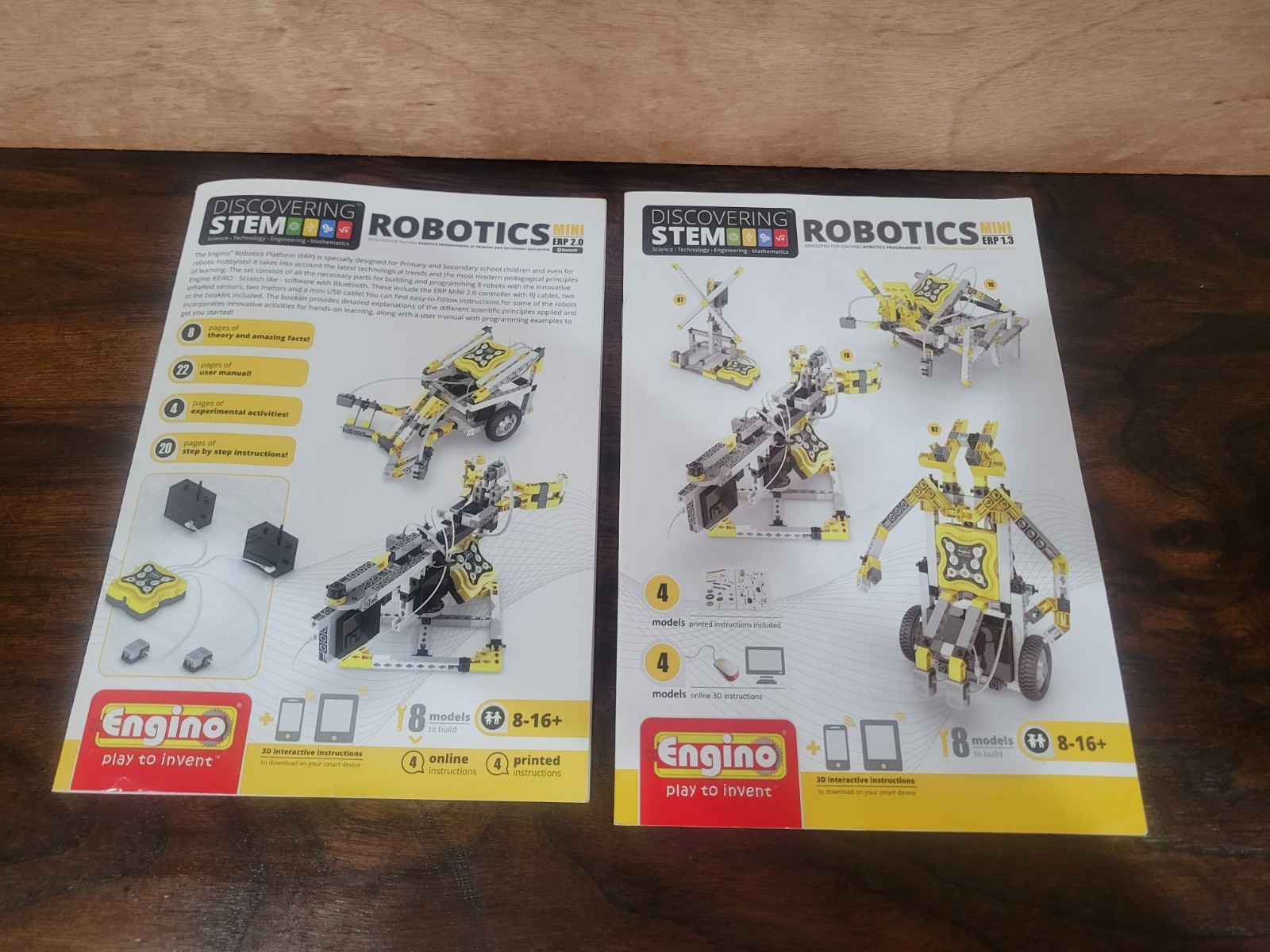 Engino STEM Build and Program Your Own Robot with Bluetooth, Mini ERP