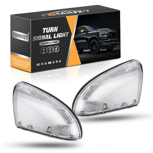 WEILEITE LED Side Mirror Light Turn Signal Bulb Puddle Lamp Lens Cover Fit For
