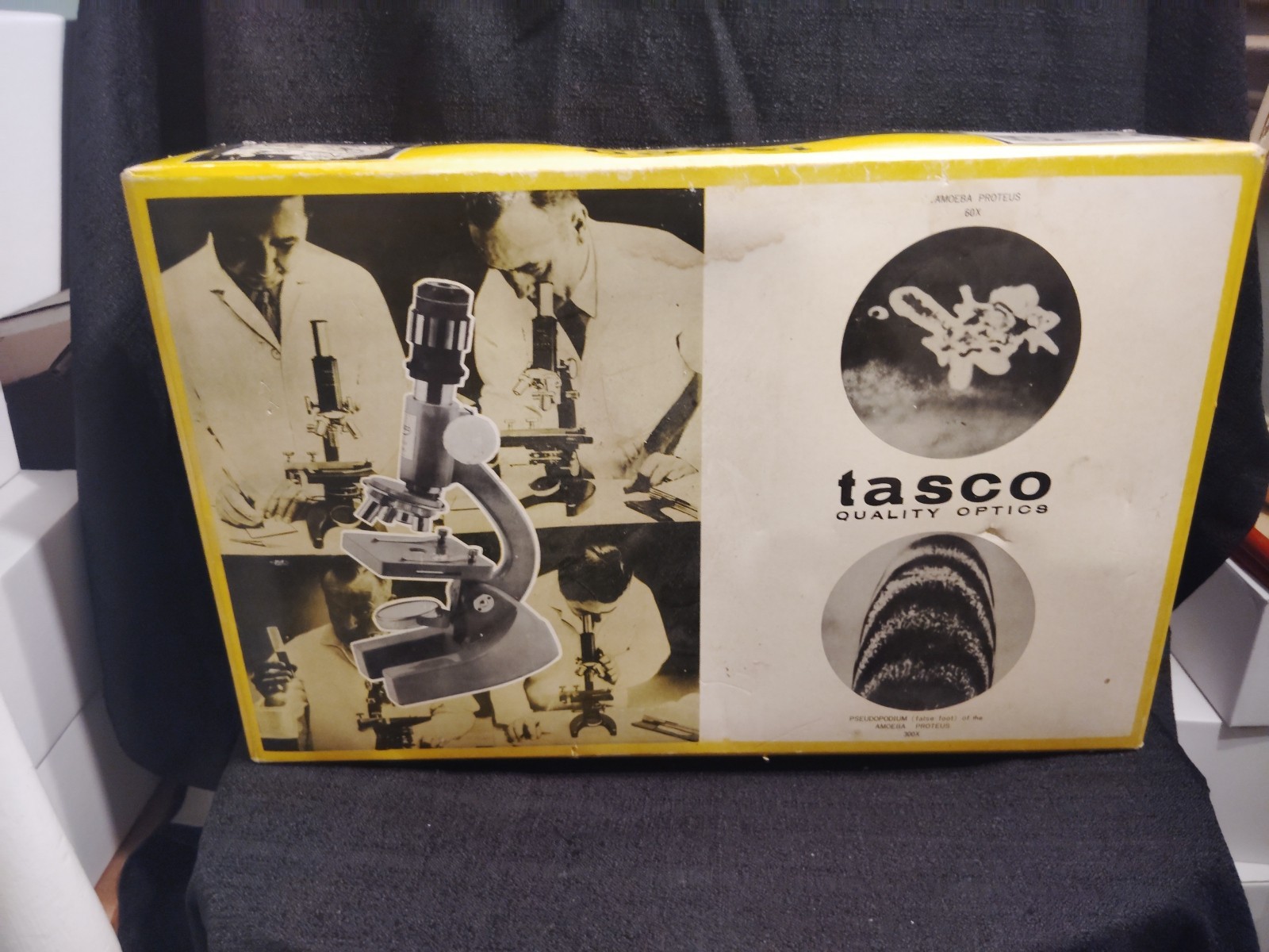 Vintage Tasco #975 750XKZ Power Zoom Microscope Kit