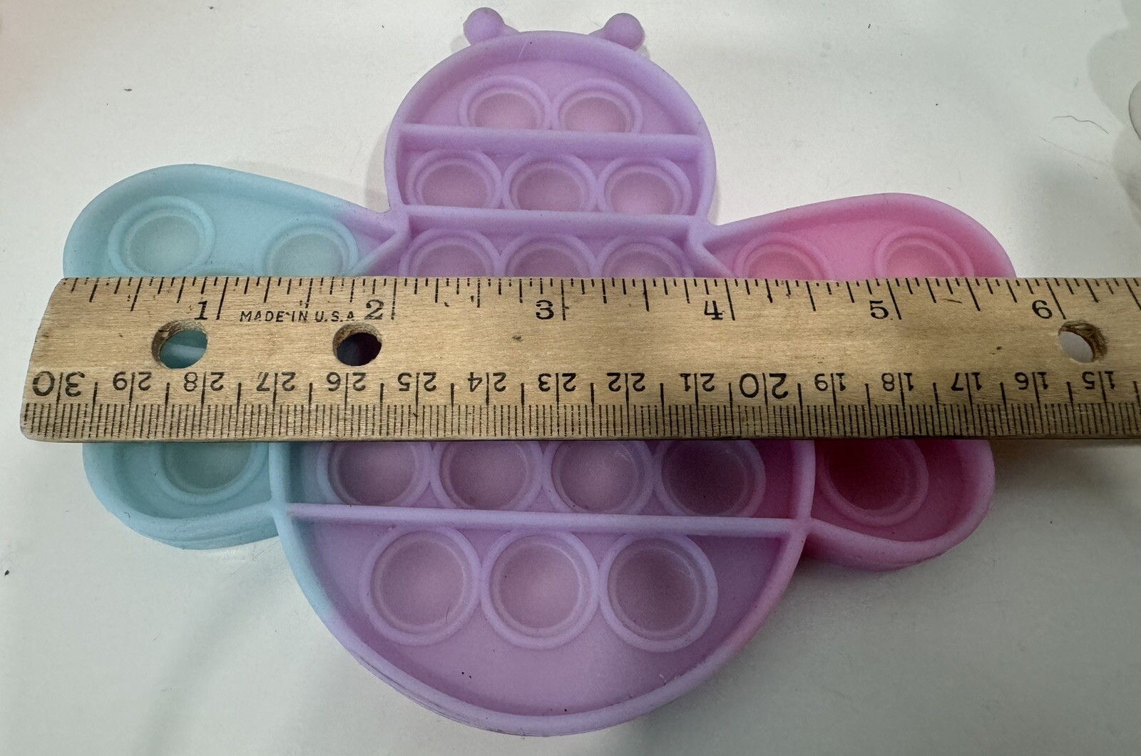Sensory Tactile Pop It Fidget Toy Lot of 5 Rainbows, Cloud, Star, Bee