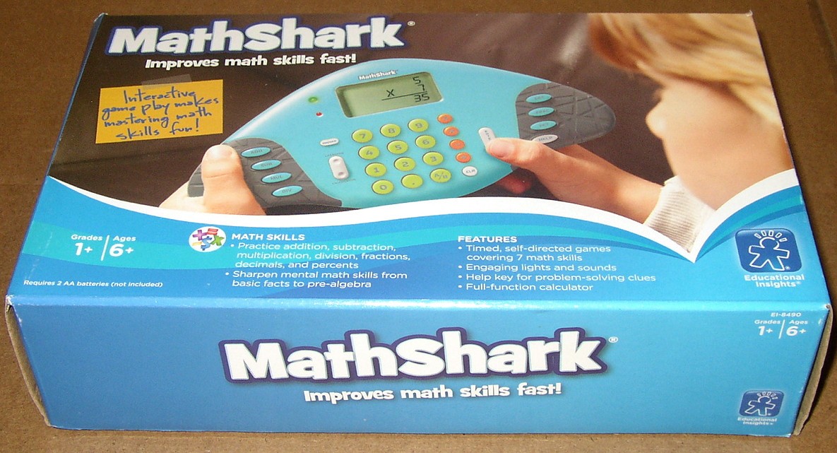 Educational Insights Math Shark Mathematics Skill Builder Home School Game *NEW*
