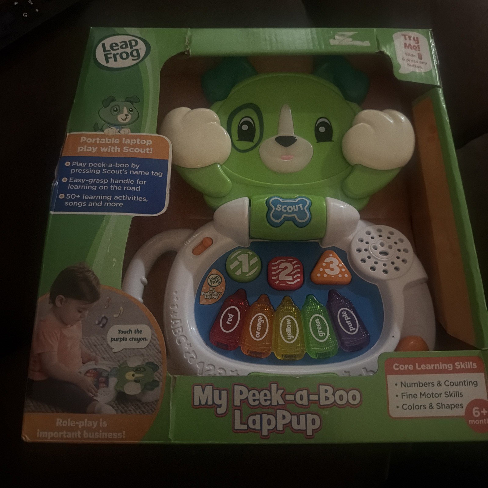 Leapfrog SCOUT Letters Numbers Sounds Colors Activity Toy – Tested