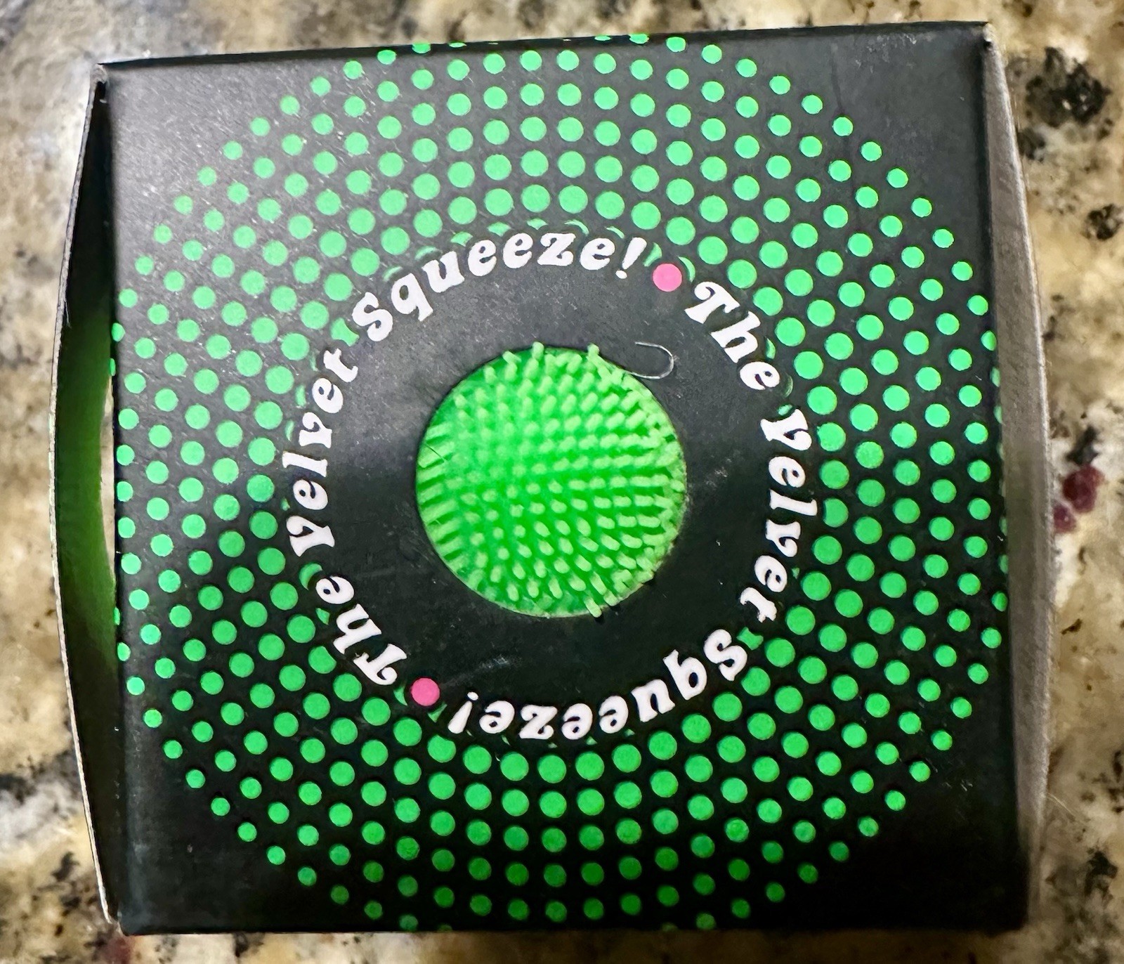 Schylling NEEDOH Fuzzball Green Edition Authentic Factory Sealed Velvet Squeeze