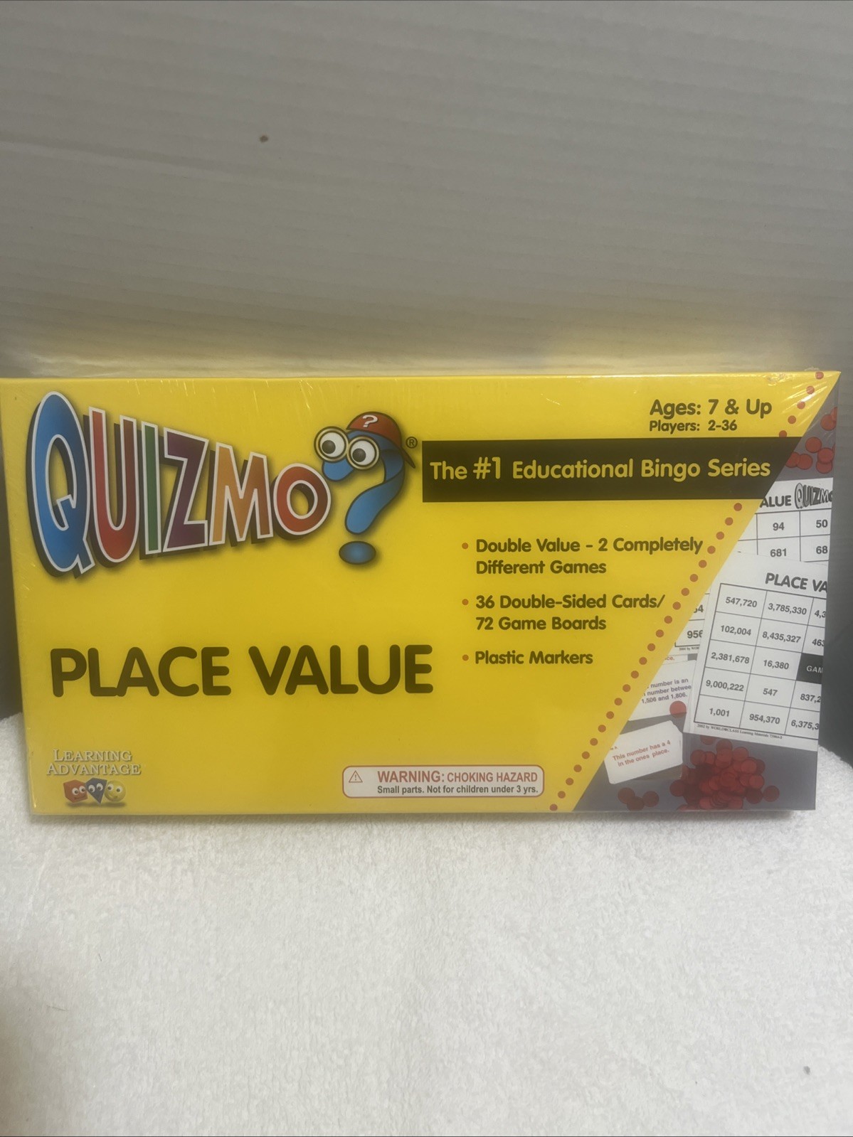 Quizmo Place Value Bingo Game Age 7&Up World Class Learning Materials- NEW